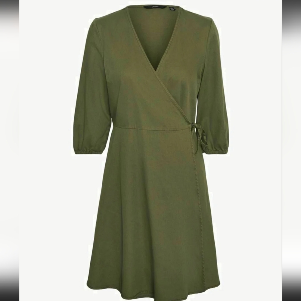 Vero Moda 3/4 Wrap Short Dress